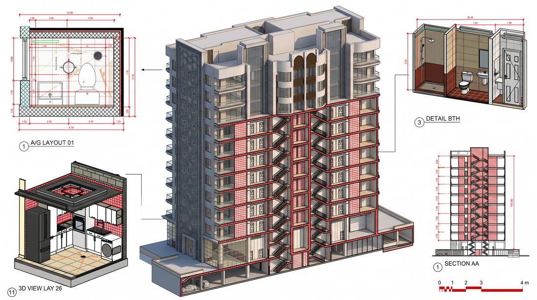 Residential BIM section training model